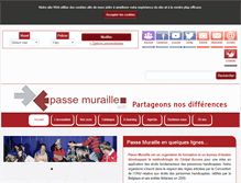 Tablet Screenshot of passe-muraille.be